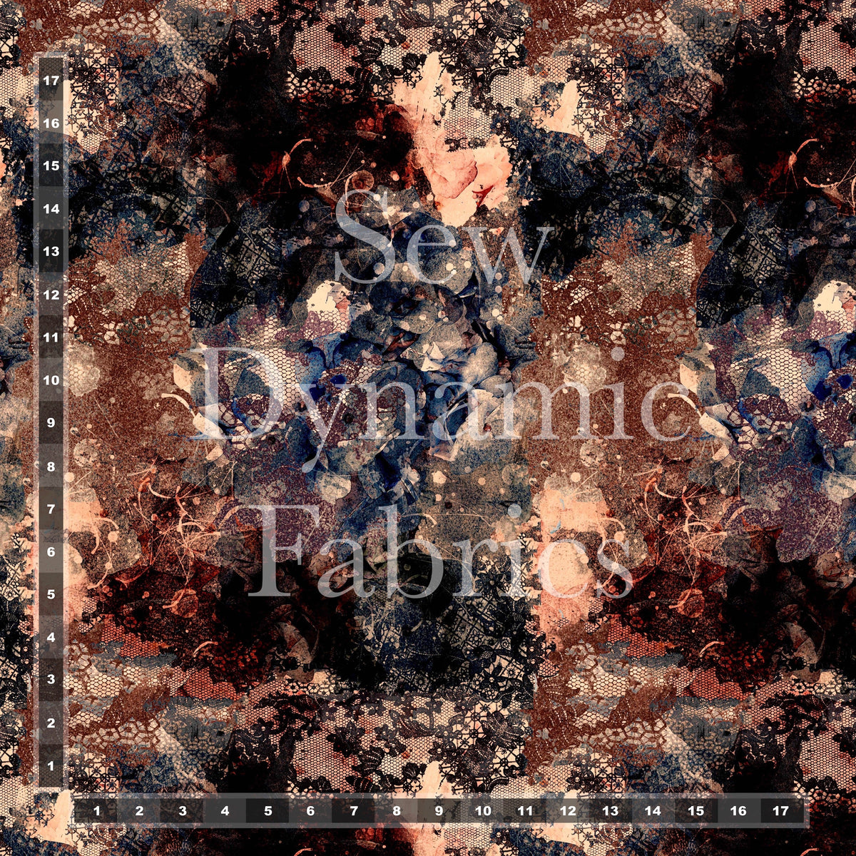 Drirelease Earth Tone Lace Sew Dynamic Fabrics