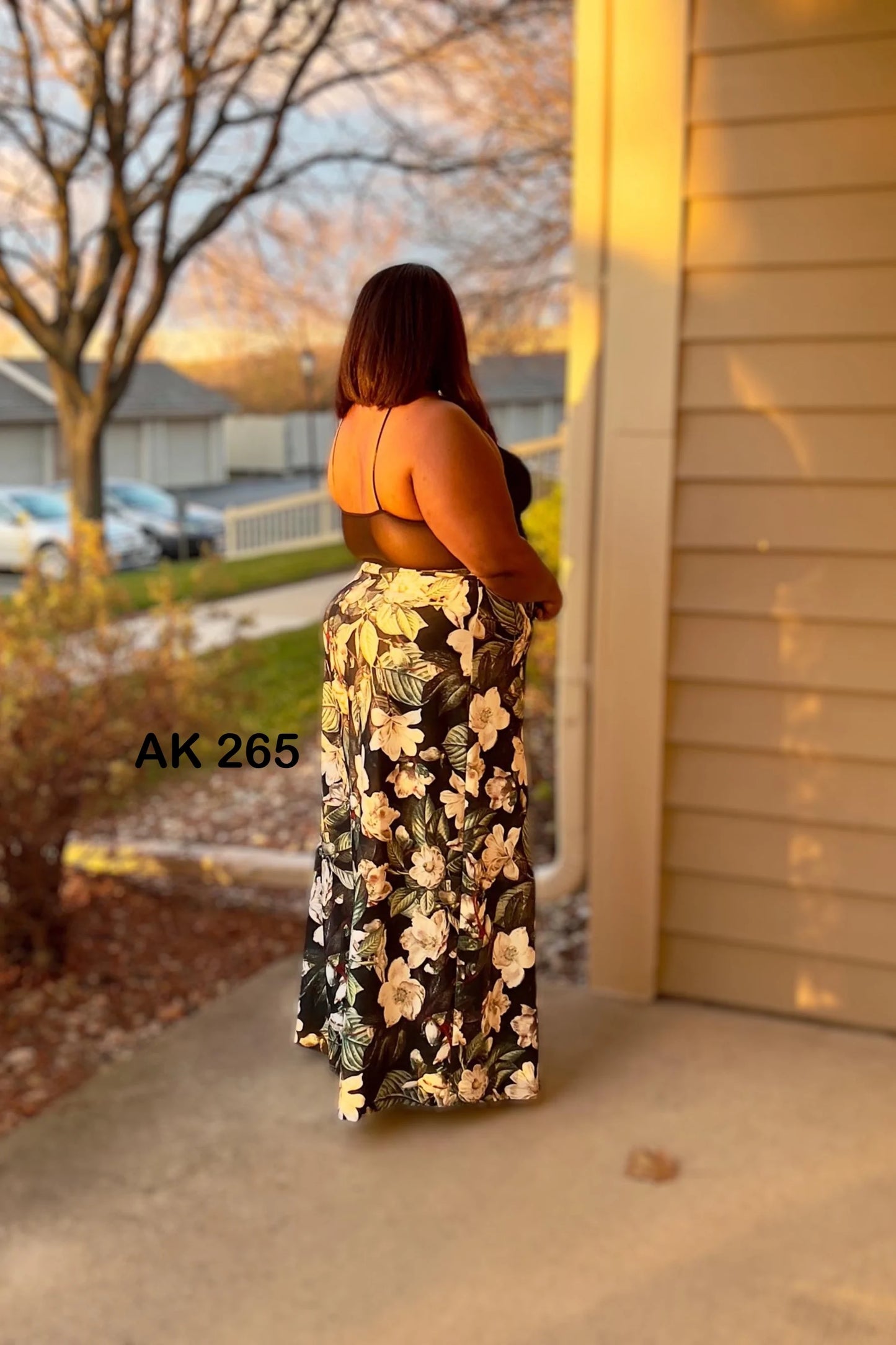 Jersey Knit: Magnolias (Remnant: 18")