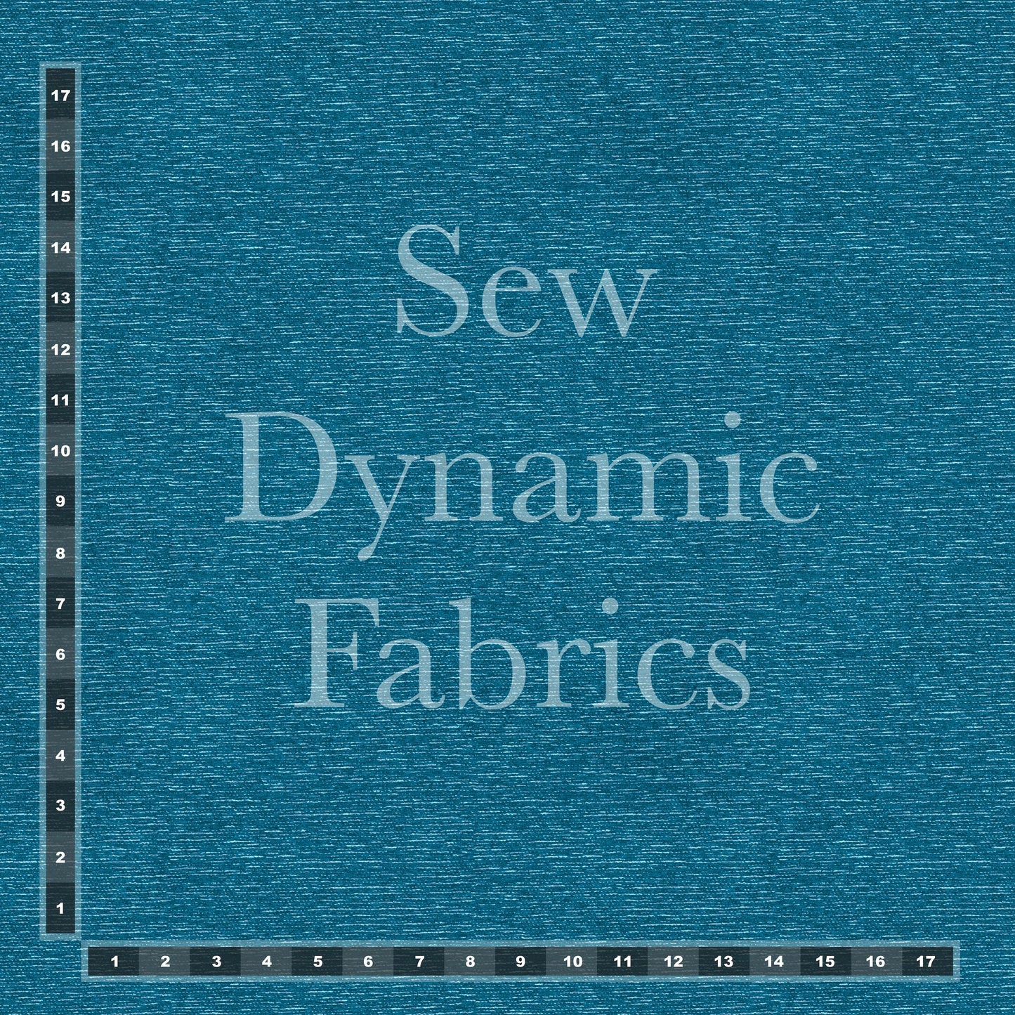 Brushed Jersey: Dark Cyan Printed Woven Texture