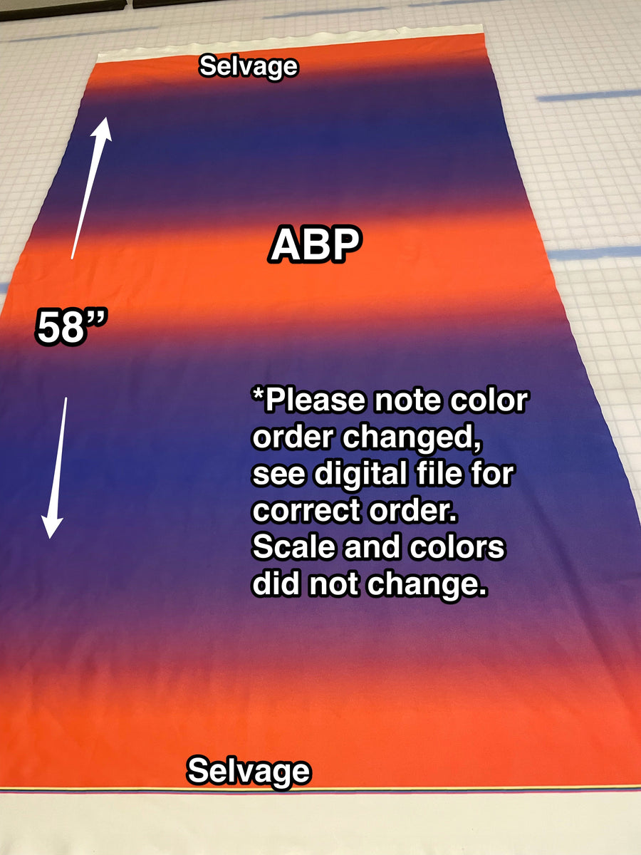 ABP Kraken Ombré Coordinate (cross grain) Sew Dynamic Fabrics