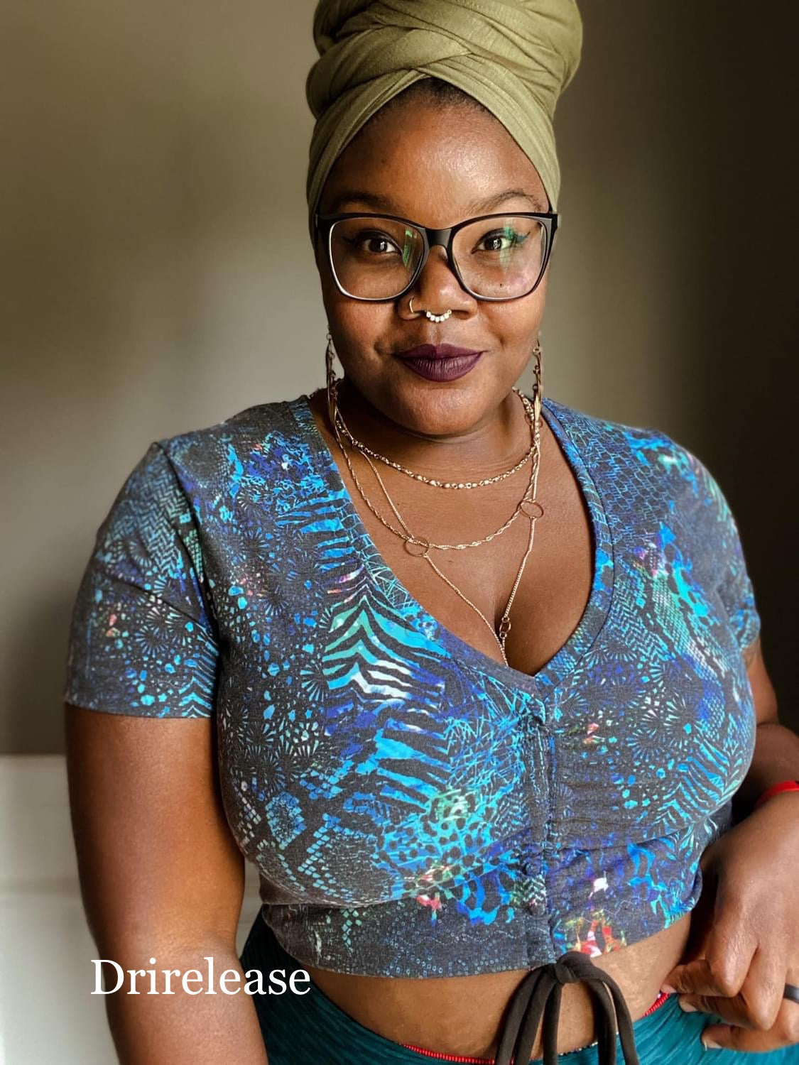 Jersey Knit: Digital Jungle (Remnant: 17")