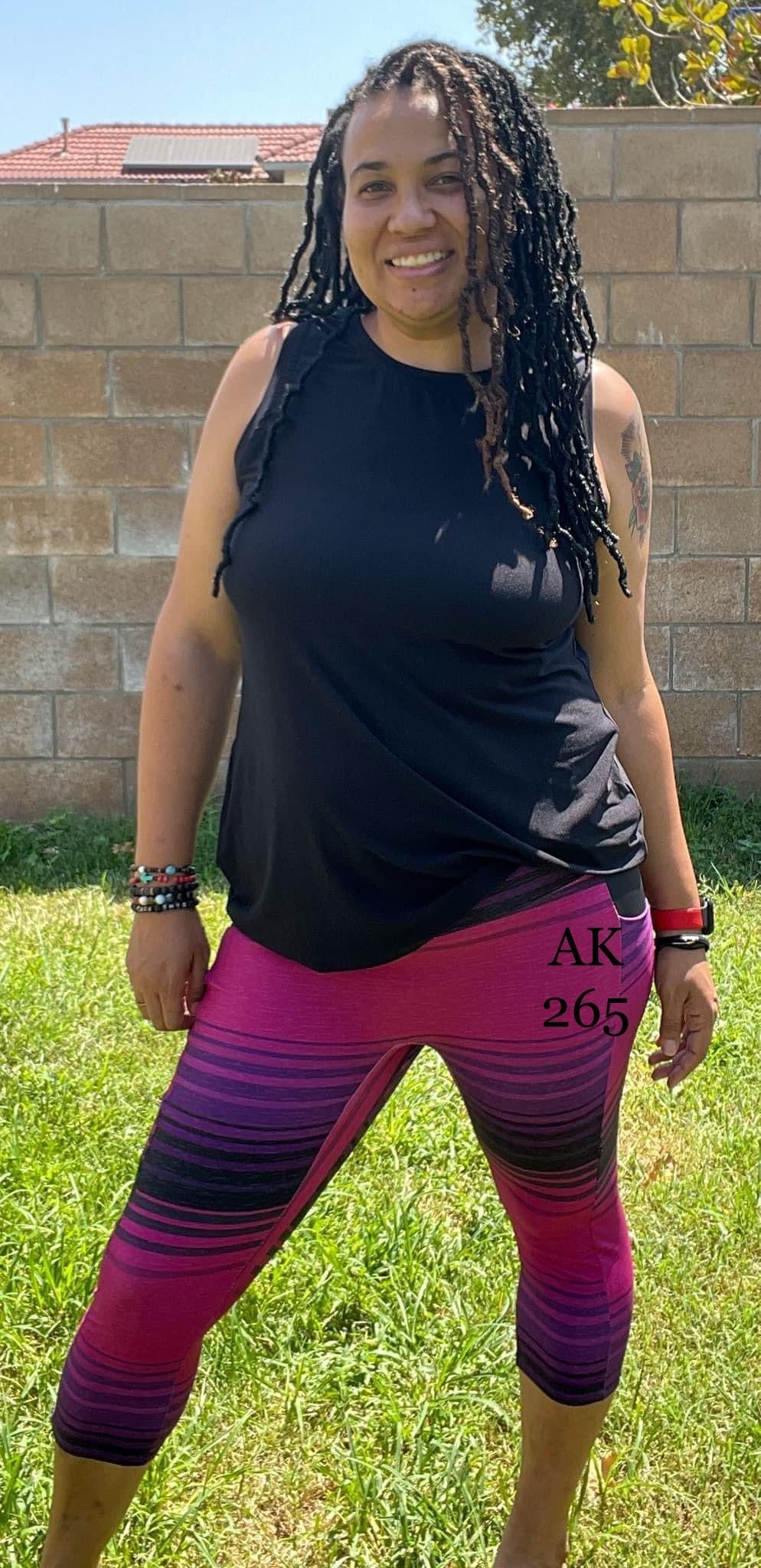 Brushed Jersey: Pink/Purple Stripes (Remnant: 35")