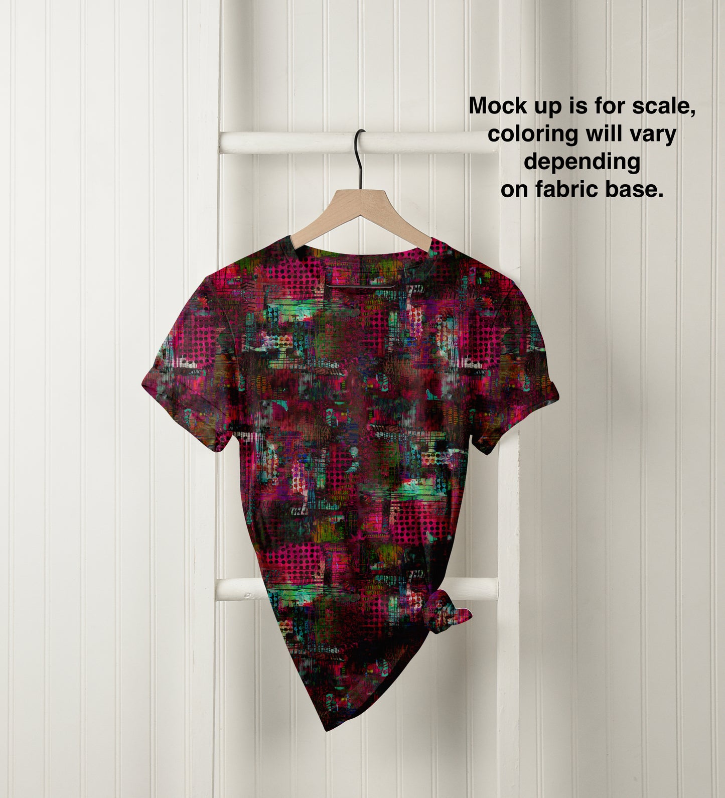 Jersey Knit: Pink Urban Jungle