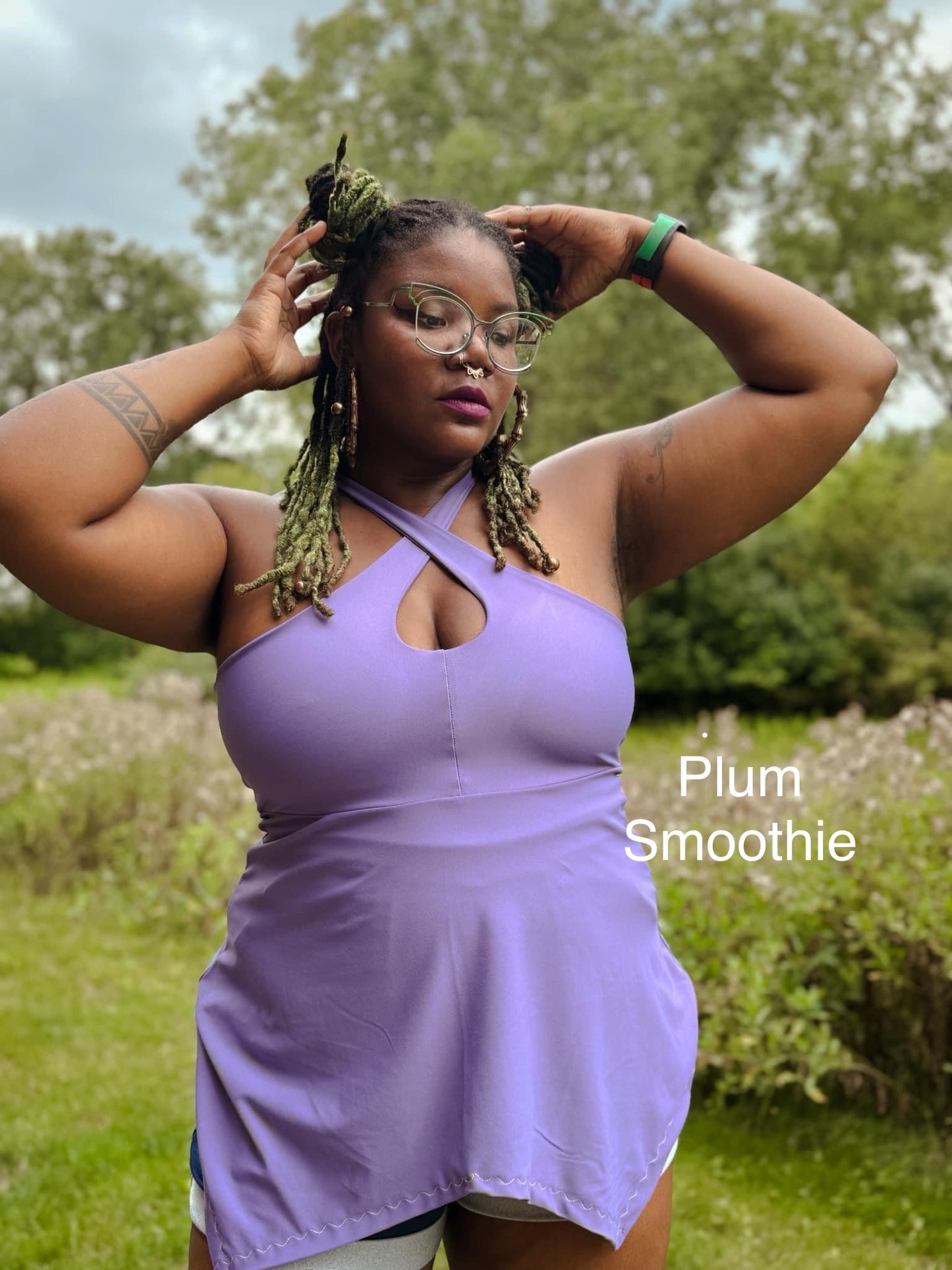 Tech Jersey Solids: Plum Smoothie