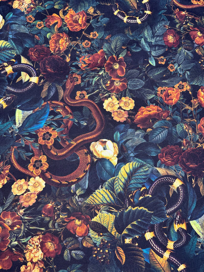 Recycled Panama Canvas: Autumn Serpents