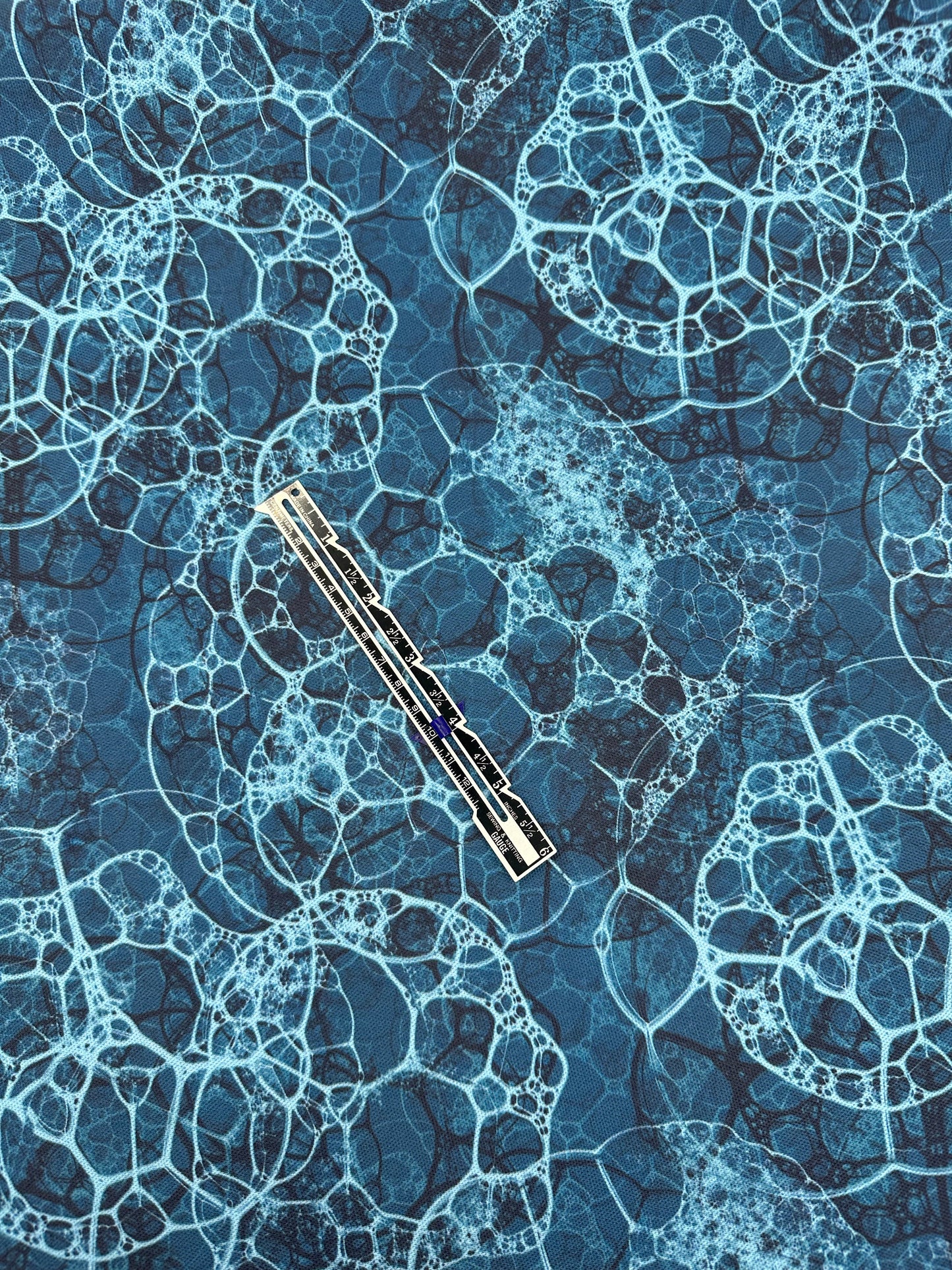 Flawed Panama Recycled Canvas: Ocean Lace