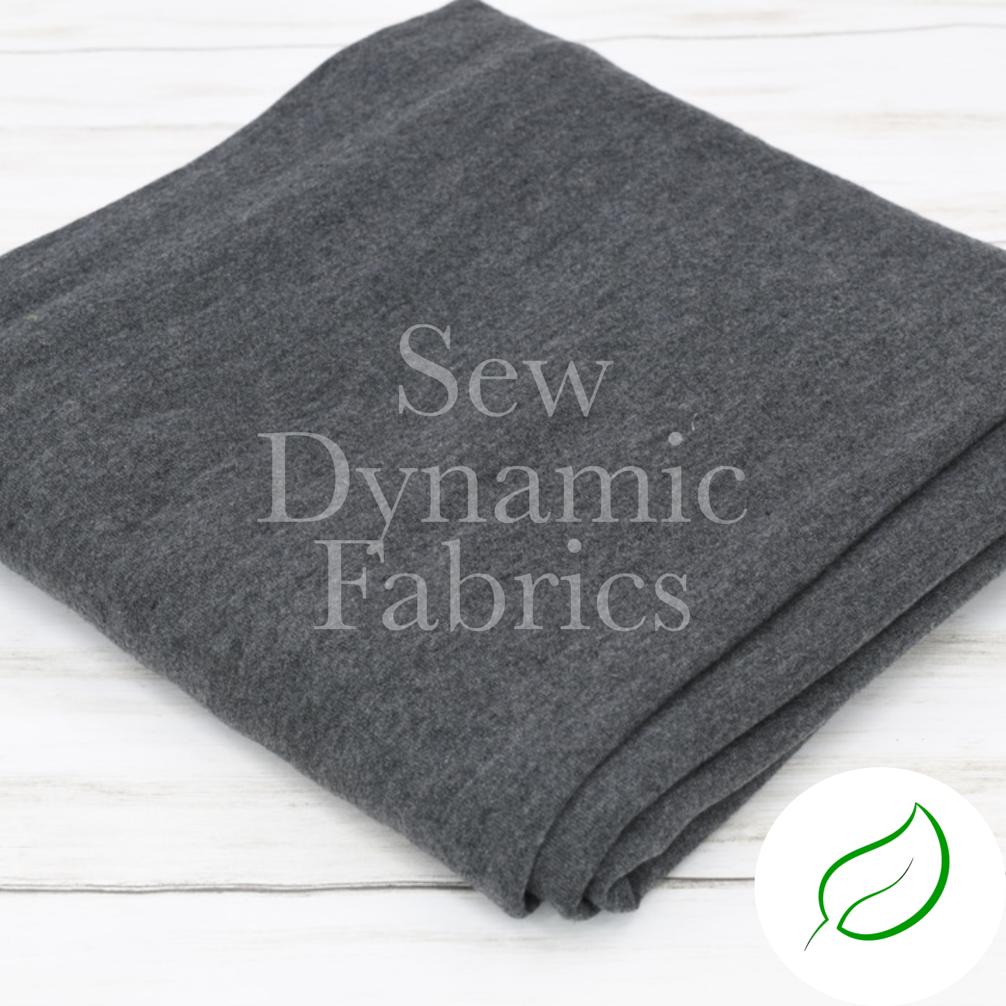 Rib 2x2: Tencel/Organic Cotton/Spandex - Charcoal Mix