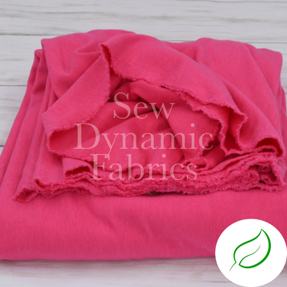 French Terry: Tencel/Organic Cotton/Spandex - Fandango Pink