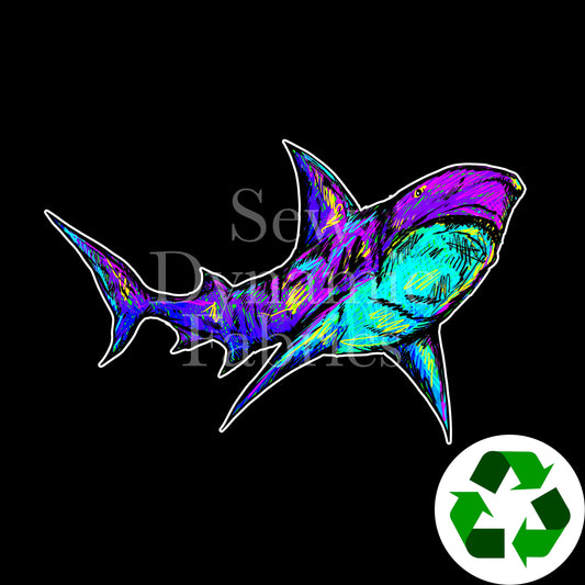 Swim Poly: Shark Panel (1 Yard Panel)