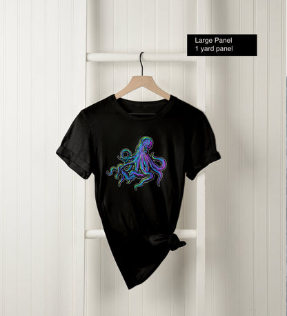 Swim Poly: Octopus Panel (1 Yard Panel)