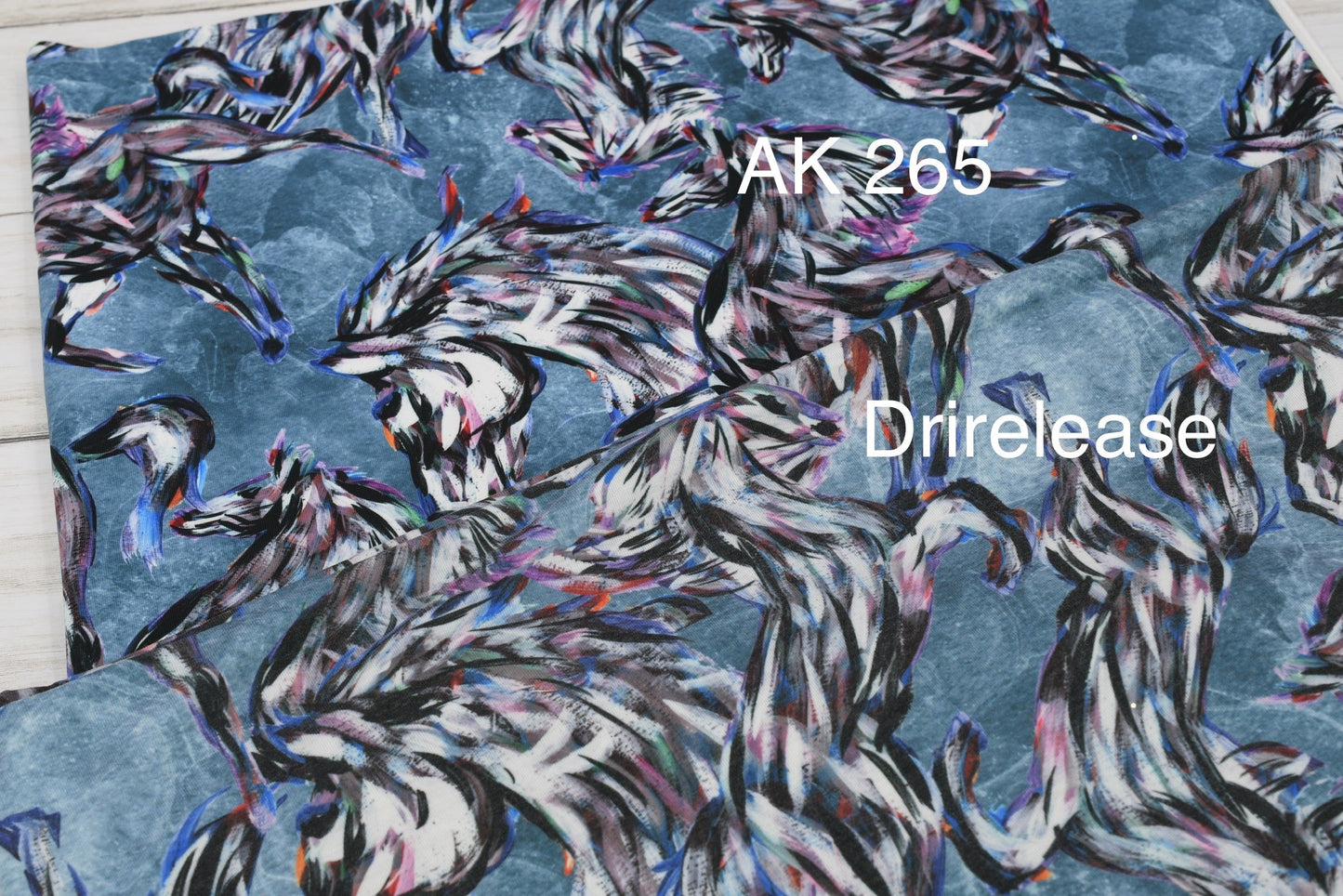 Brushed Jersey: Painted Horses