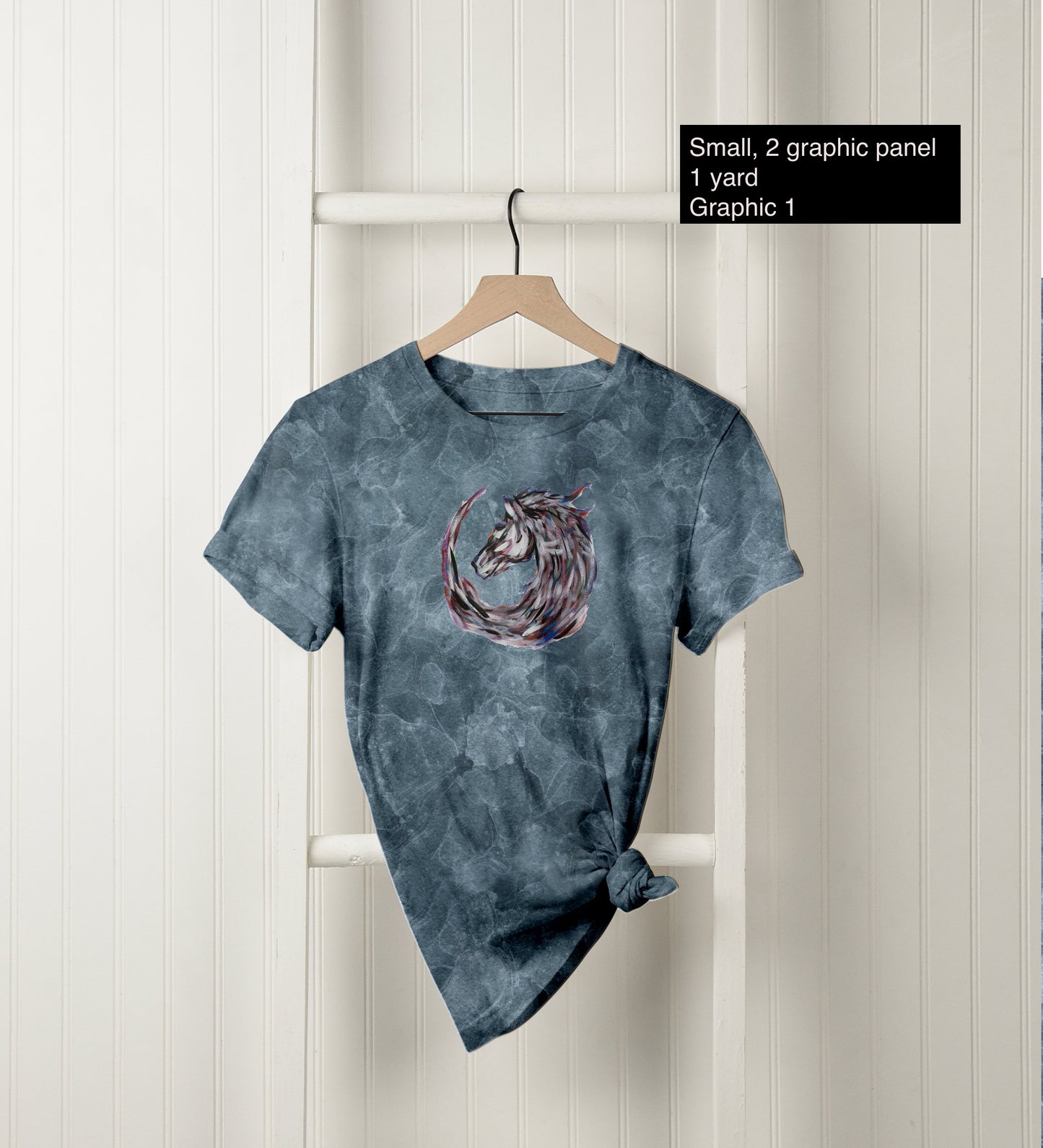 Tech Jersey: Small Horse Panel (1 yard)