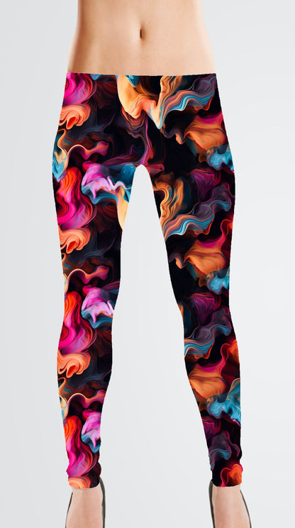 Athletic French Terry: Ink Swirls