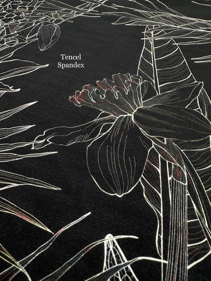 Athletic French Terry: Tropical Whispers