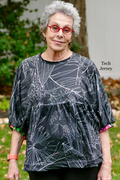 Athletic French Terry: Tropical Whispers
