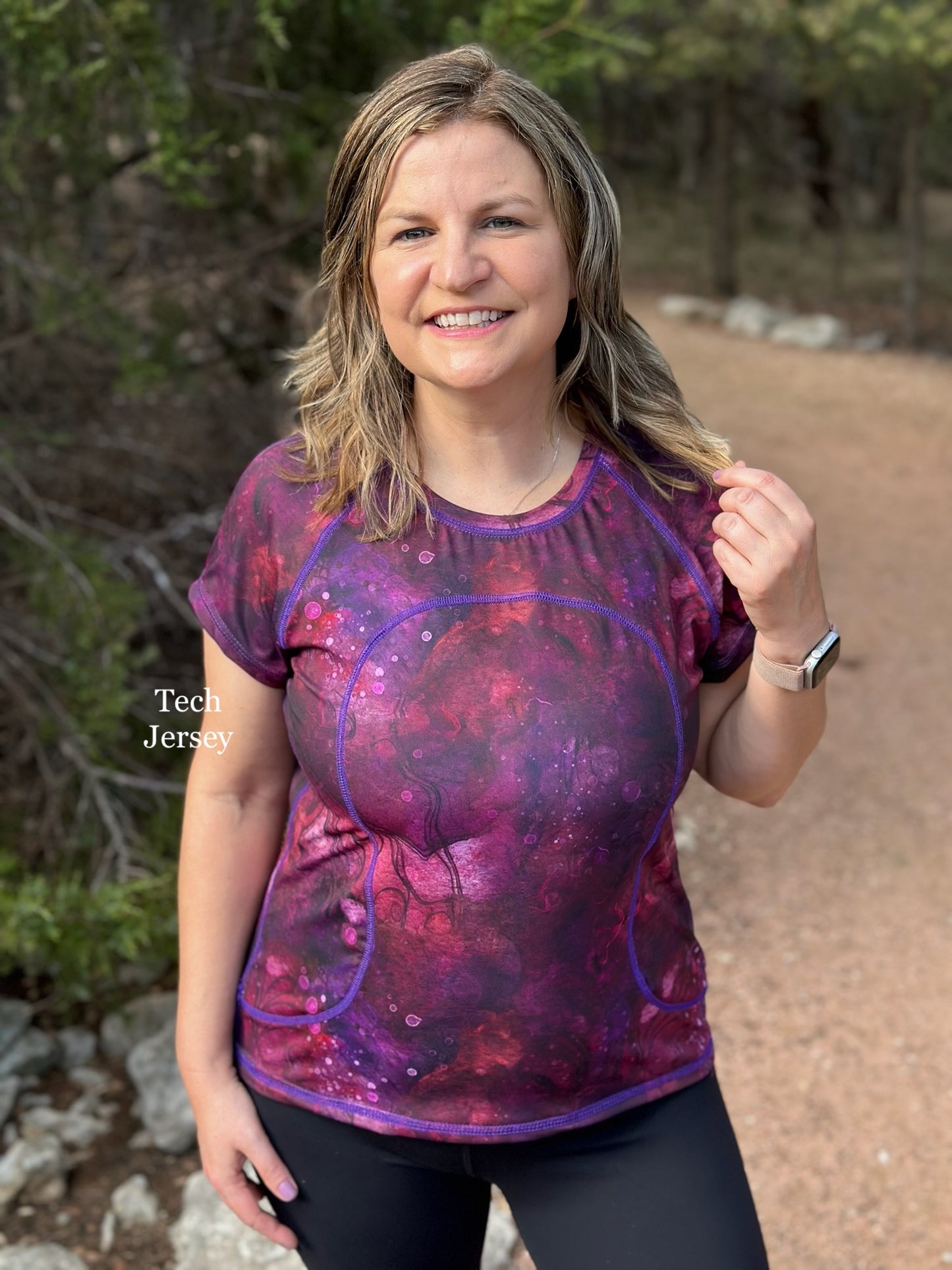 Athletic French Terry: Mystic Swirls