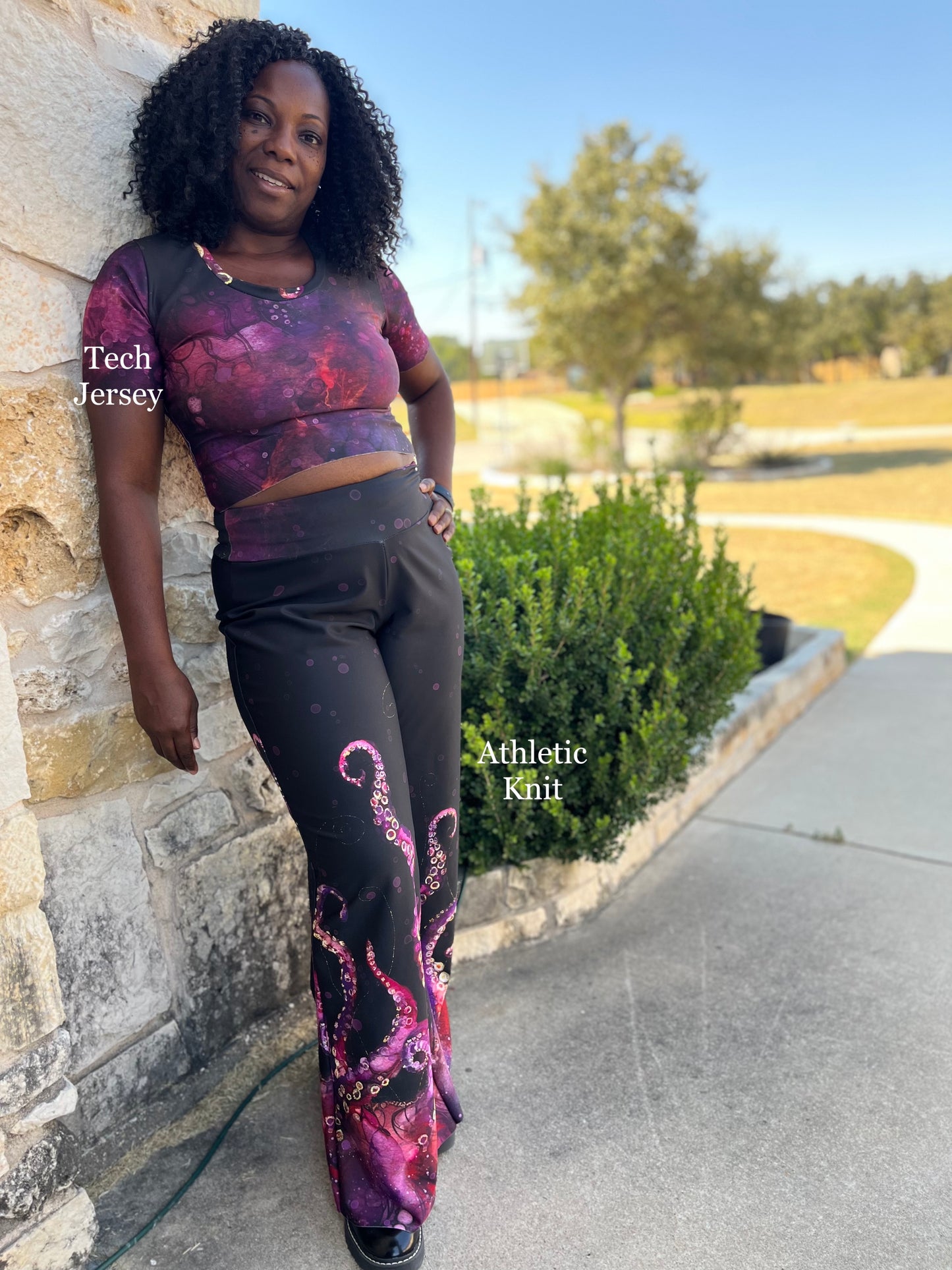 Athletic French Terry: Mystic Swirls