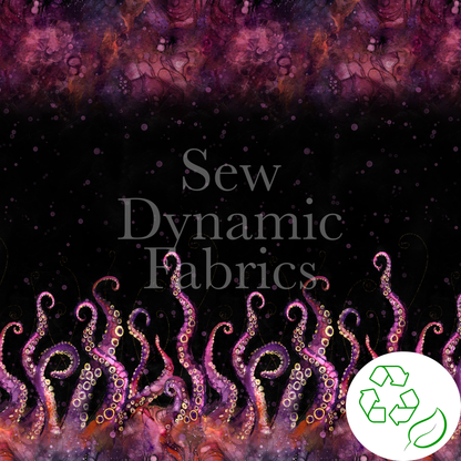 Tencel Spandex: Mystic Kraken Panel