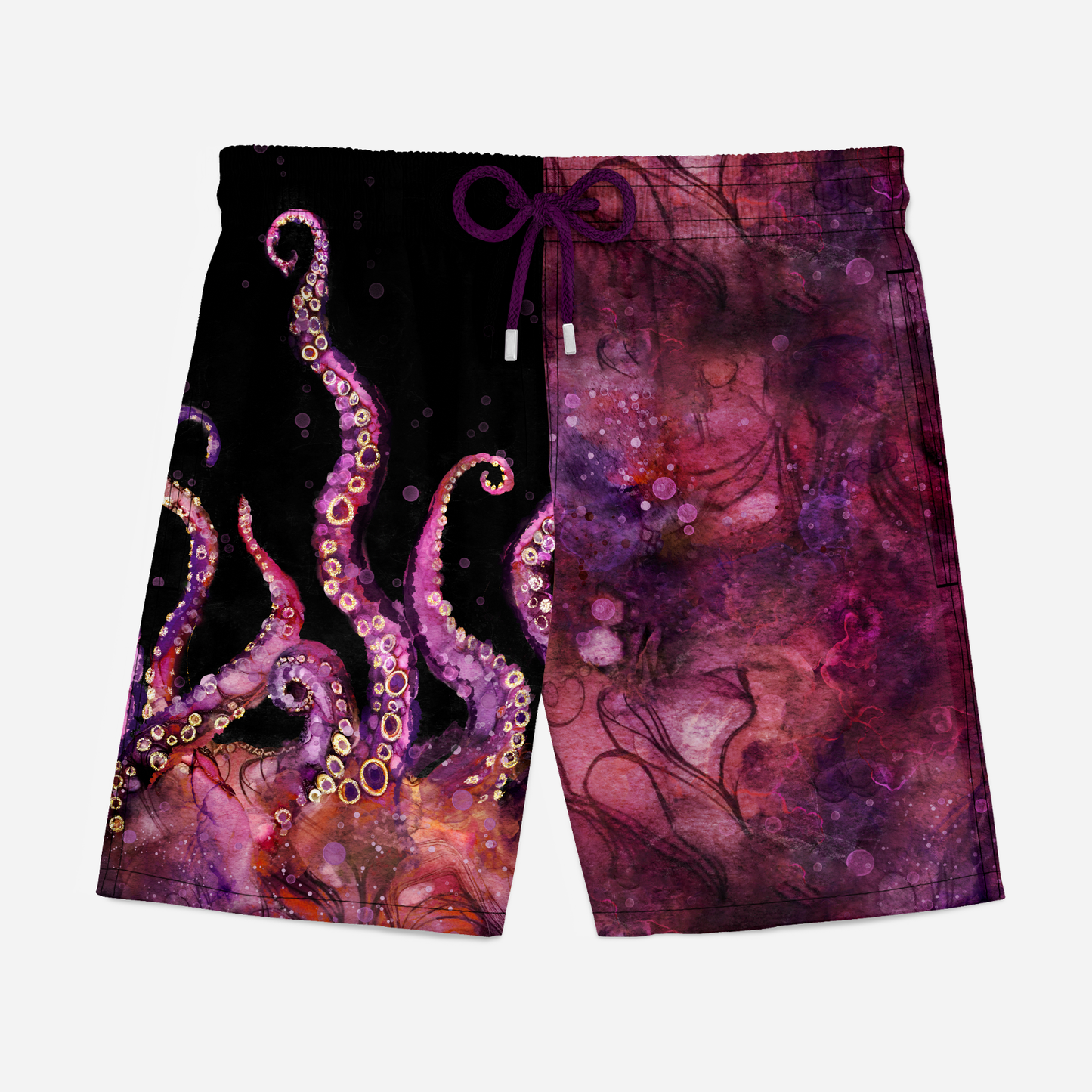 Swim Poly (NEW): Mystic Kraken 1 yard Panel