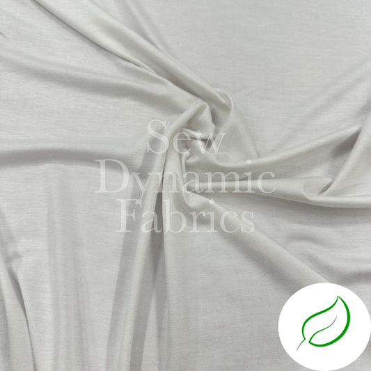 Micro Modal Jersey White