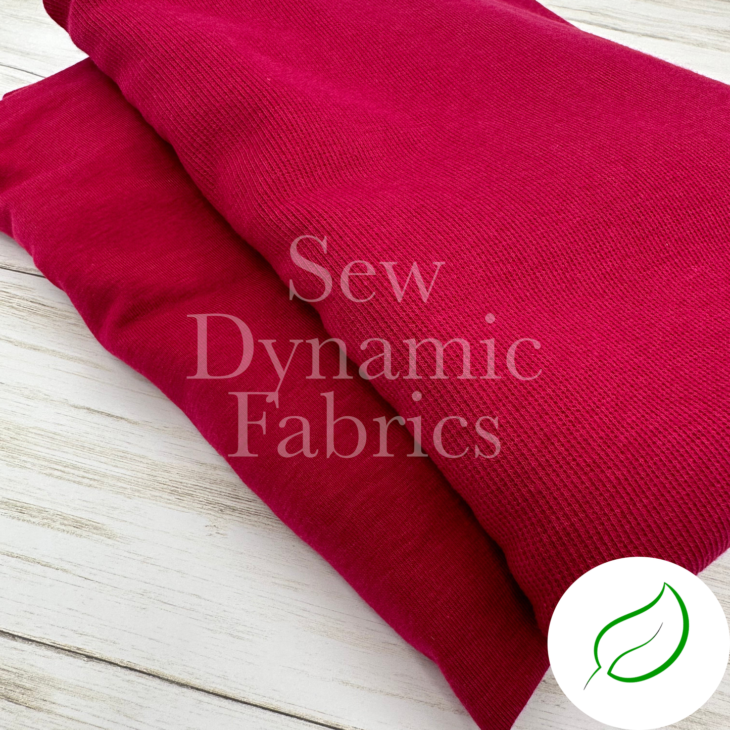French Terry: Tencel/Organic Cotton/Spandex - Raspberry
