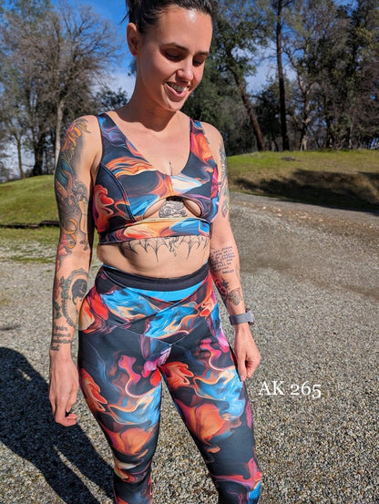 Athletic French Terry: Ink Swirls