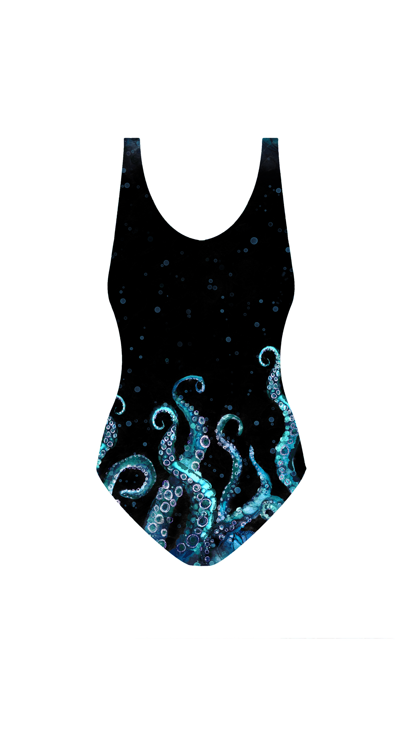 Swim Poly (NEW): Deep Sea Kraken 1 yard panel