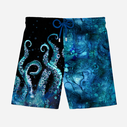 Swim Poly (NEW): Deep Sea Kraken 1 yard panel