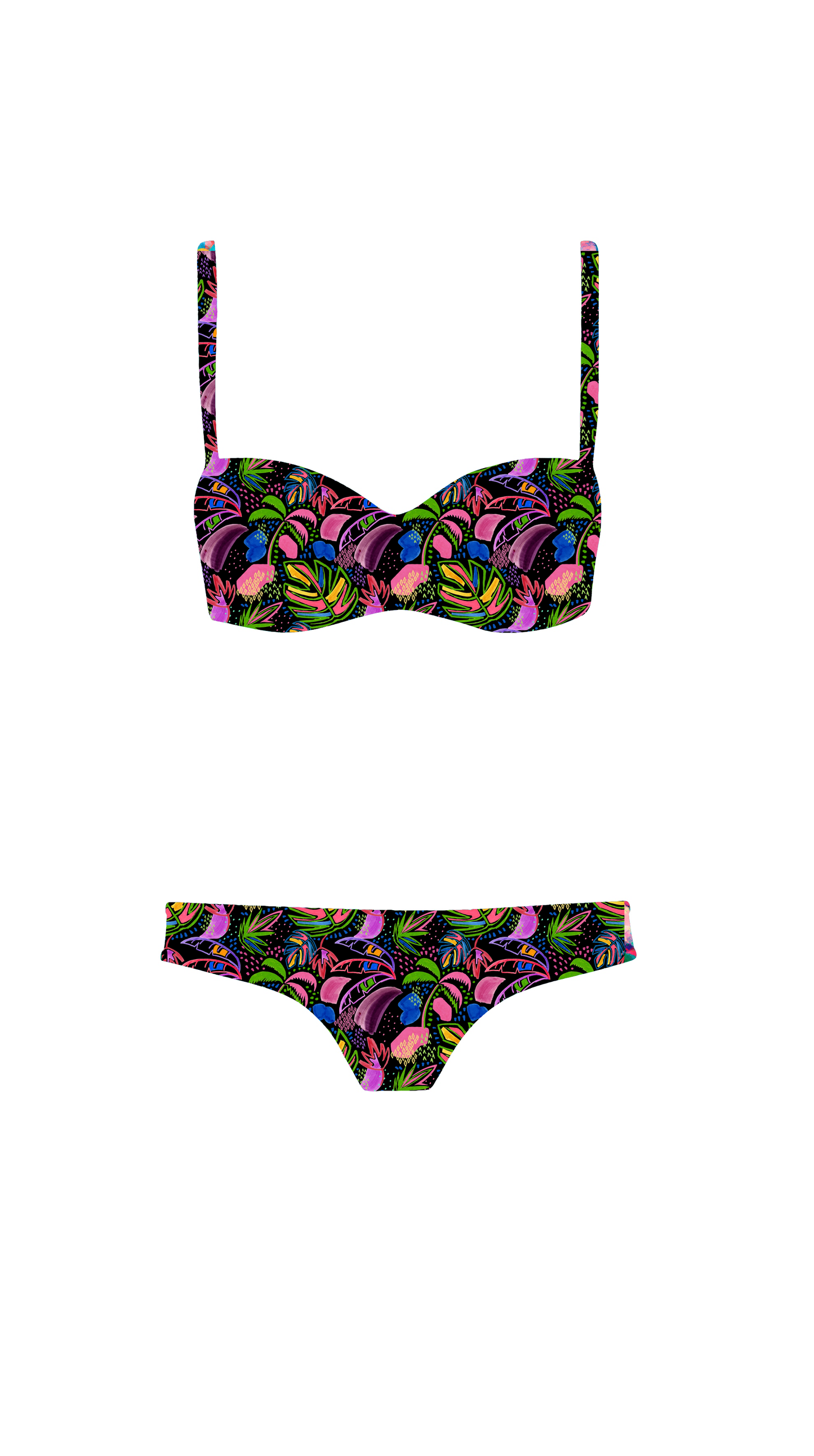 Swim Poly (NEW): Neon Tropics