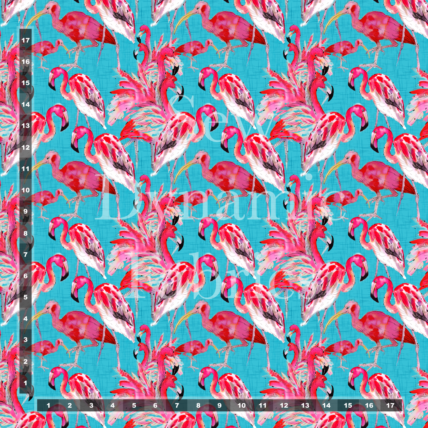 Swim Poly (NEW): Flamingos
