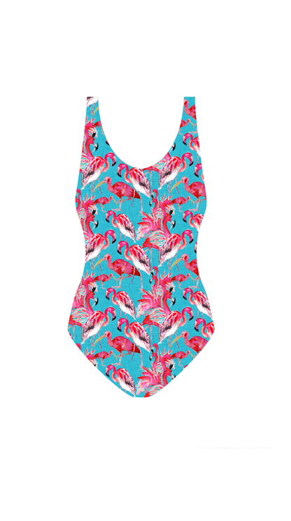 Swim Poly (NEW): Flamingos