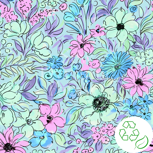 Swim Poly (NEW): Painted Petals