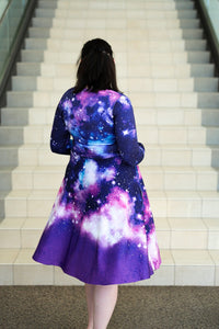 Brushed Jersey:  Space Border