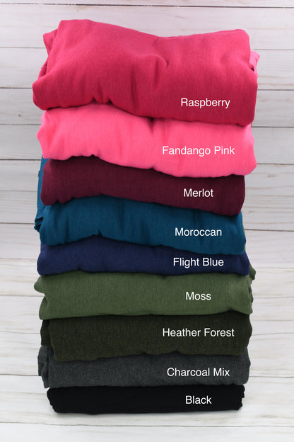 Jersey: Tencel/Organic Cotton/Spandex - Black