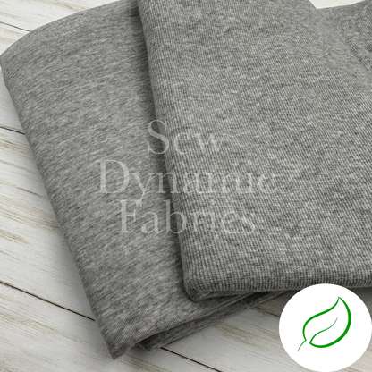 Jersey: Tencel/Organic Cotton/Spandex - Light Grey Mix