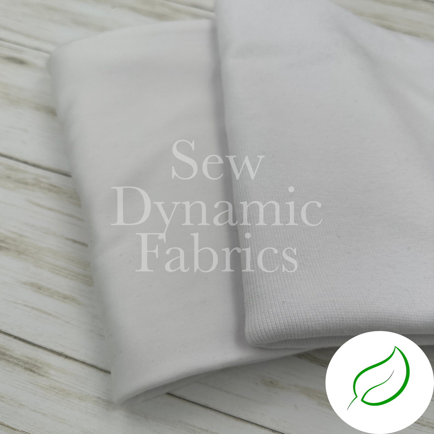 Jersey: Tencel/Organic Cotton/Spandex - White