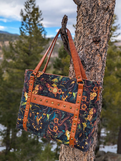 Recycled Panama Canvas: Autumn Serpents