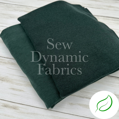 Rib 2x2: Tencel/Organic Cotton/Spandex - Pine