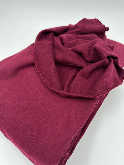 French Terry: Tencel/Organic Cotton/Spandex - Merlot
