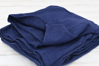 French Terry: Tencel/Organic Cotton/Spandex - Flight Blue