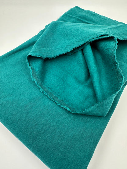 Stretch Fleece: Tencel/Organic Cotton/Spandex - Peacock