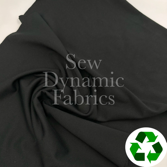 Tech Jersey Solids: Black Beauty