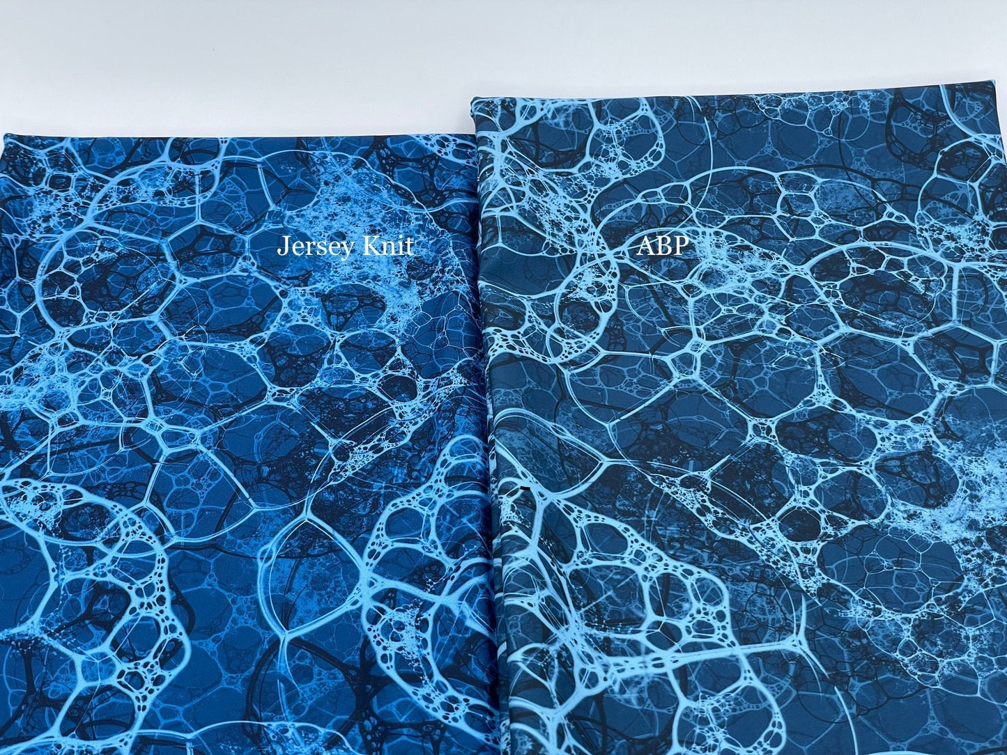Athletic French Terry: Ocean Lace