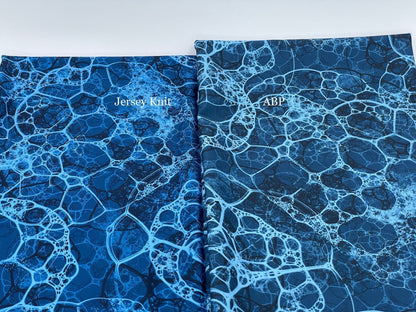 Athletic French Terry: Ocean Lace