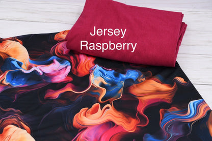 Athletic French Terry: Ink Swirls