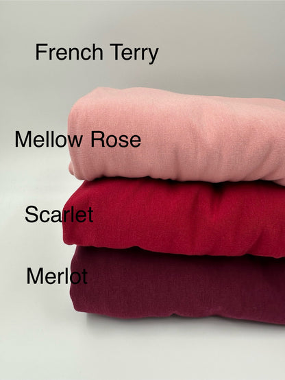 French Terry: Tencel/Organic Cotton/Spandex - Scarlet