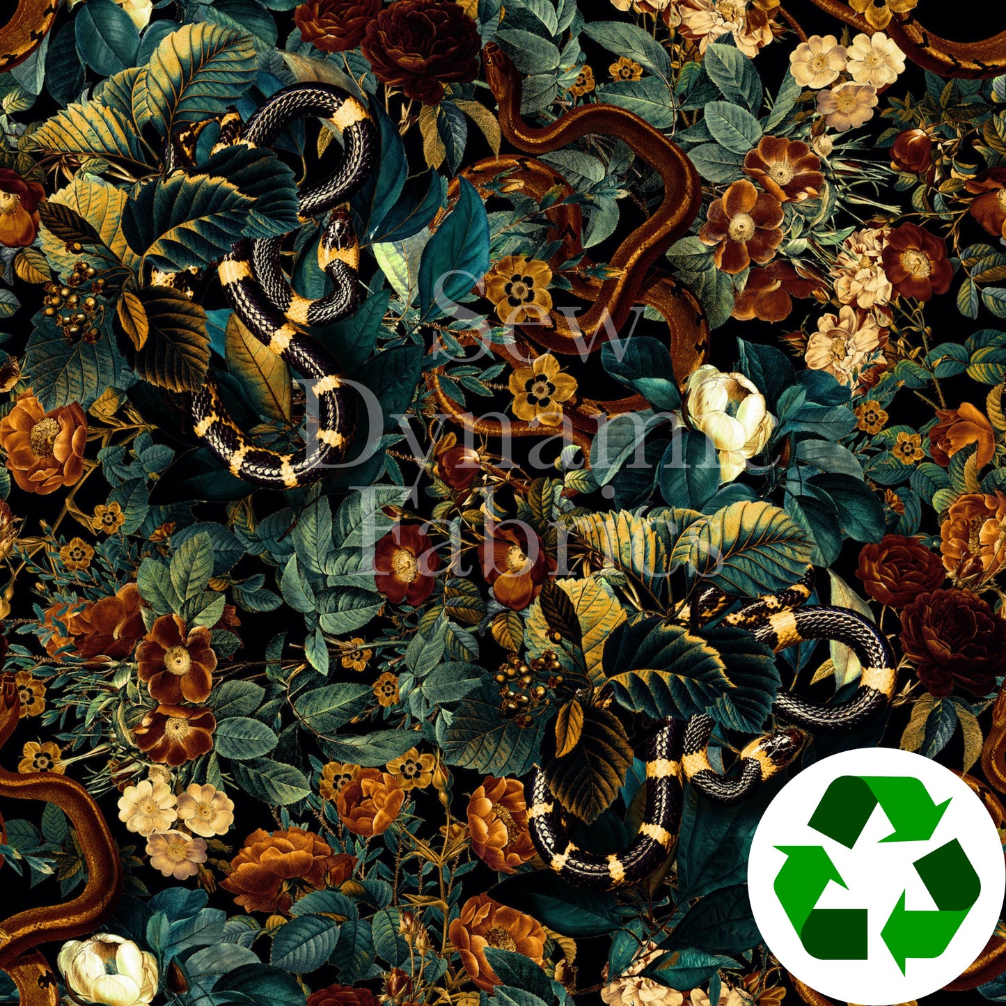 Recycled Canvas: Autumn Serpents