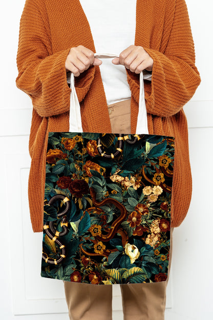 Recycled Panama Canvas: Autumn Serpents