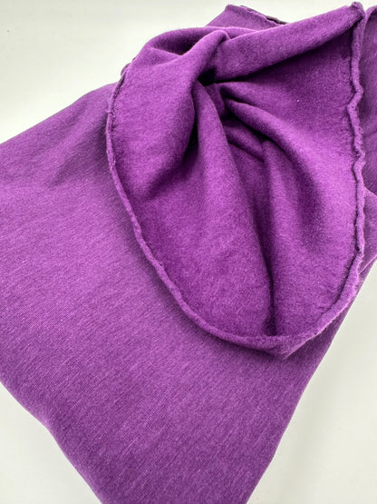 Stretch Fleece: Tencel/Organic Cotton/Spandex - Boysenberry