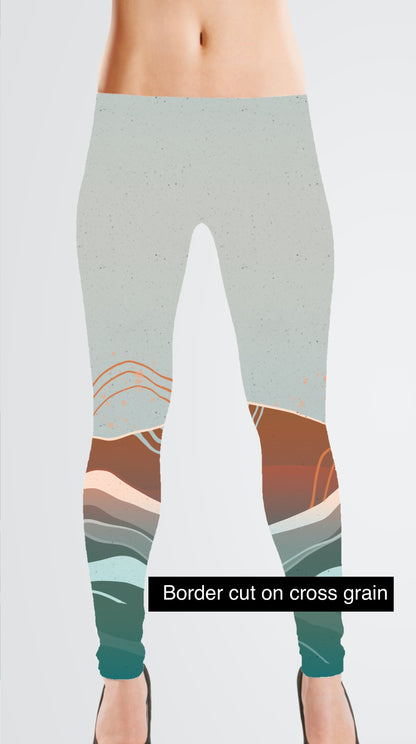 Athletic French Terry: Desert Border